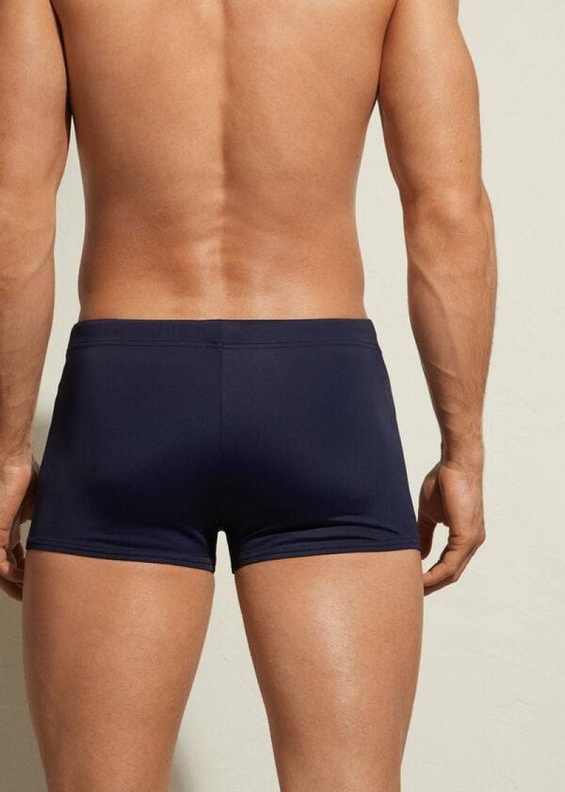 Calzedonia Panama Badehose Herren Navy | DE1269BC